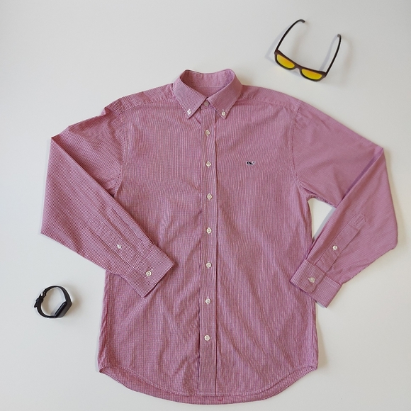Sharp Vinyard Vines Long Sleeve Button Down Small - Picture 2 of 10